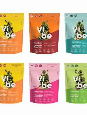 Chips de kale assorties – magasin – boutique – Vibe Foods